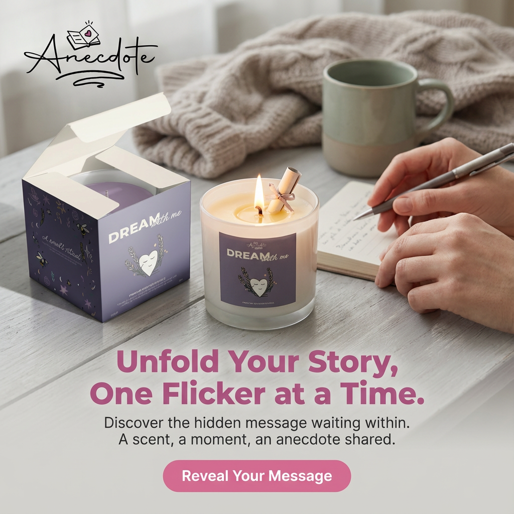 ANECDOTE™️ - Premium Scented Candle With Hidden Love Message