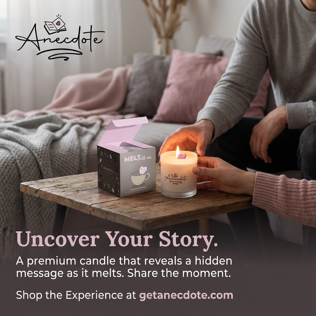 ANECDOTE™️ - Premium Scented Candle With Hidden Love Message