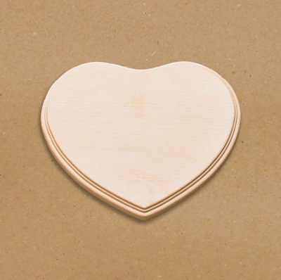 Wooden Base - Heart Shaped 💕